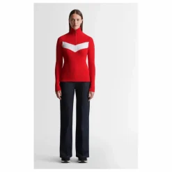 Pull Zippé Andromède | Rouge