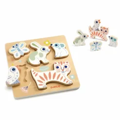 Puzzle Baby Animali en bois
