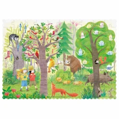 Puzzle de poche recto verso Nuit Jour Forêt