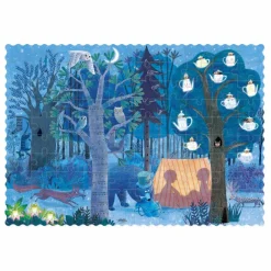 Puzzle de poche recto verso Nuit Jour Forêt
