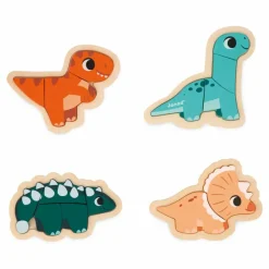 Puzzle Dino - set de 4