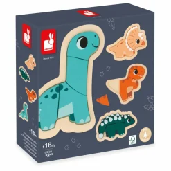 Puzzle Dino - set de 4
