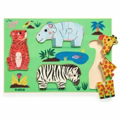 Puzzle en bois Coucou Tigre