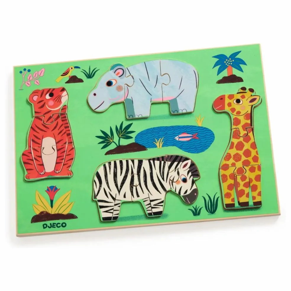 Puzzle en bois Coucou Tigre