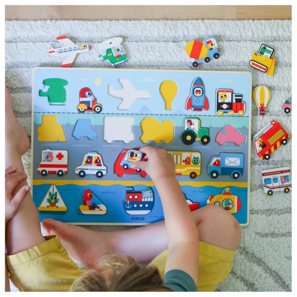 Puzzle en bois Vroum