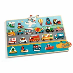 Puzzle en bois Vroum