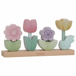Puzzle fleurs à empiler en bois FSC - Fairy Garden