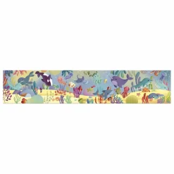 Puzzle frise Les animaux marins - 36 pièces