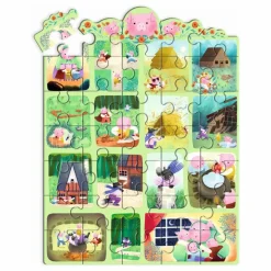 Puzzle histoire Les trois petits cochons - 35 pièces