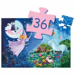 Puzzle La fée et la licorne - 36 pièces