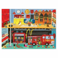 Puzzle La Station de Pompiers - 24 pièces