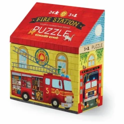 Puzzle La Station de Pompiers - 24 pièces
