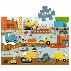 Puzzle Le chantier - 17 pièces