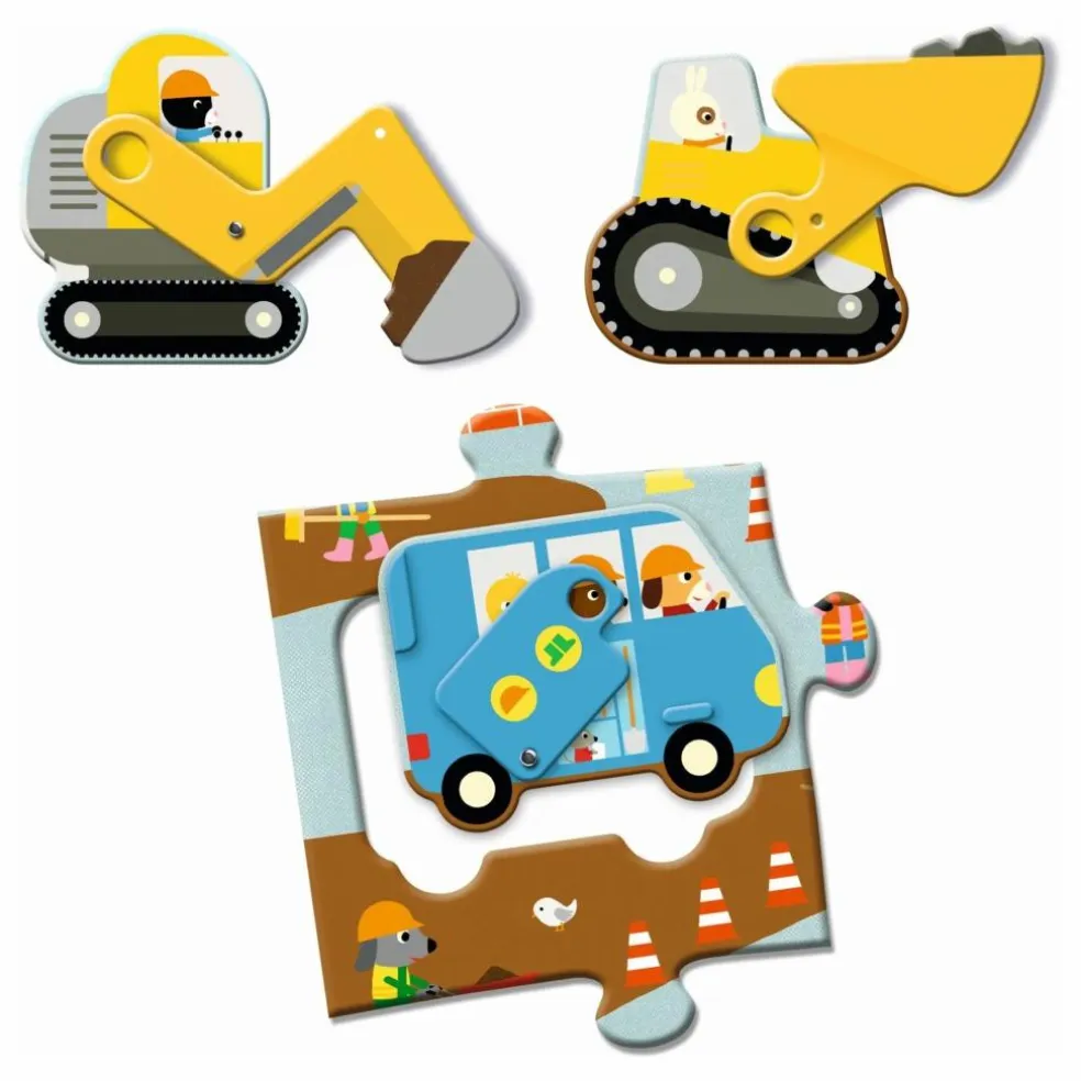 Puzzle Le chantier - 17 pièces