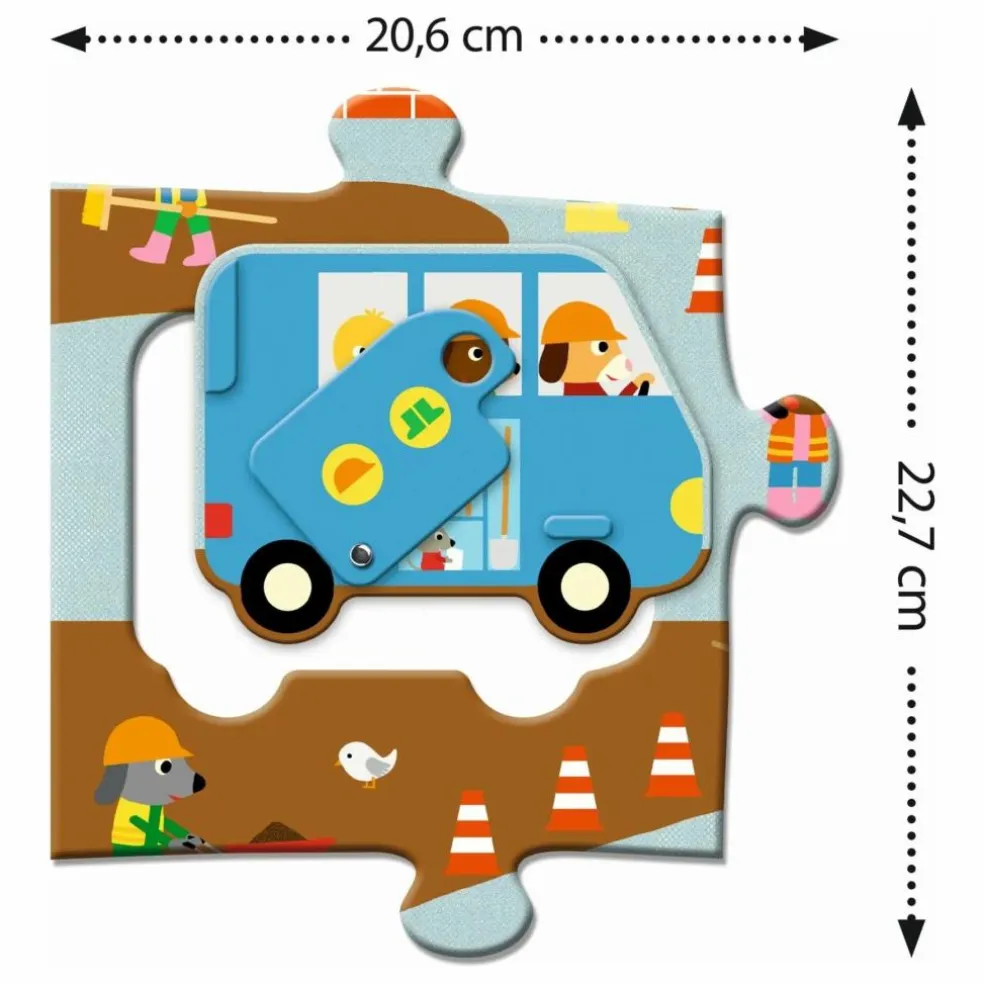 Puzzle Le chantier - 17 pièces