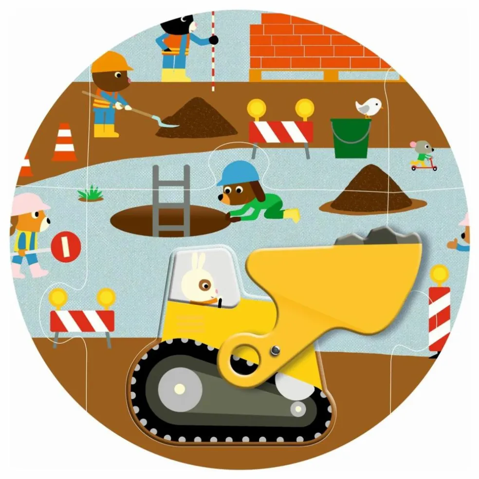 Puzzle Le chantier - 17 pièces