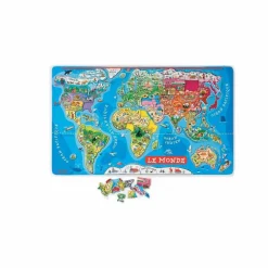 Puzzle magnétique - Monde