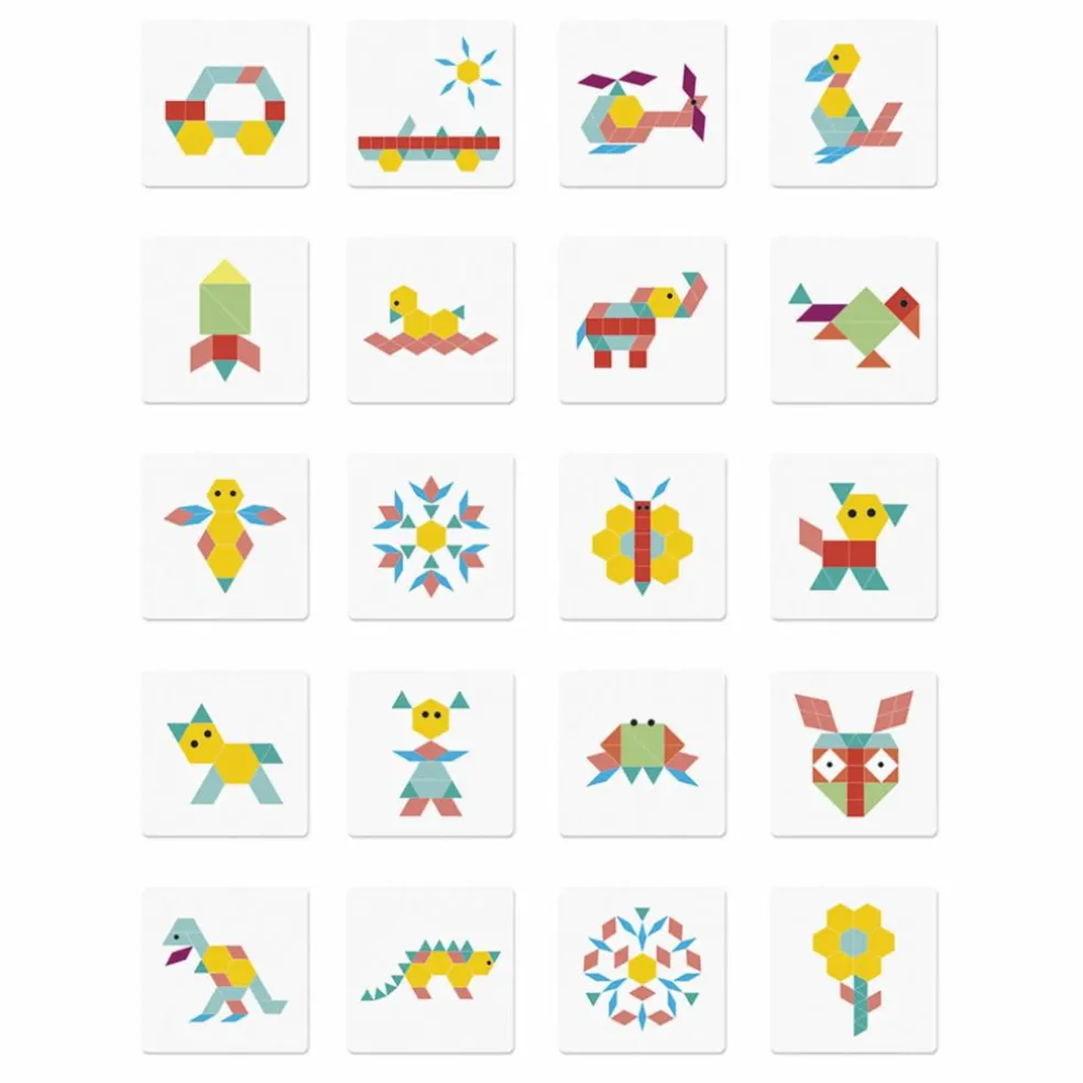 Puzzle magnétique Géométrique
