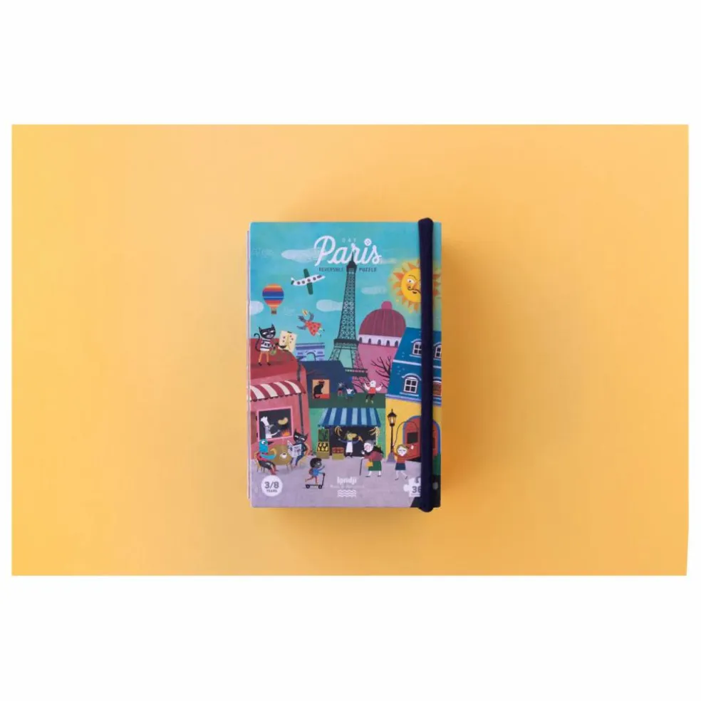 Puzzle recto verso Nuit Jour Paris