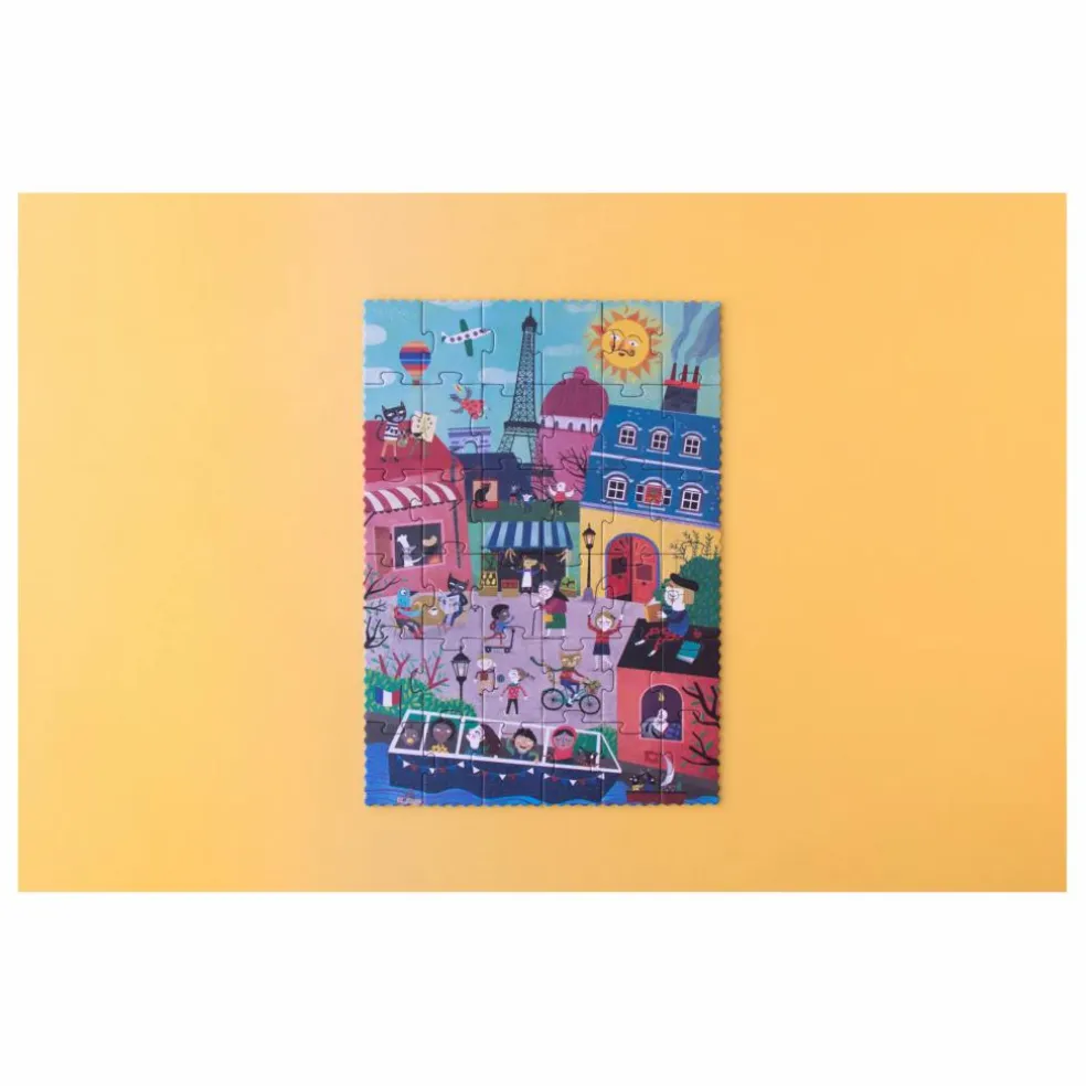 Puzzle recto verso Nuit Jour Paris