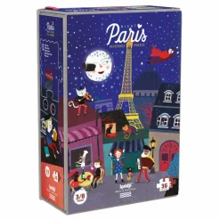 Puzzle recto verso Nuit Jour Paris