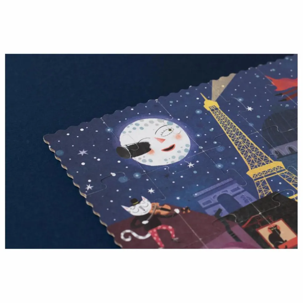 Puzzle recto verso Nuit Jour Paris