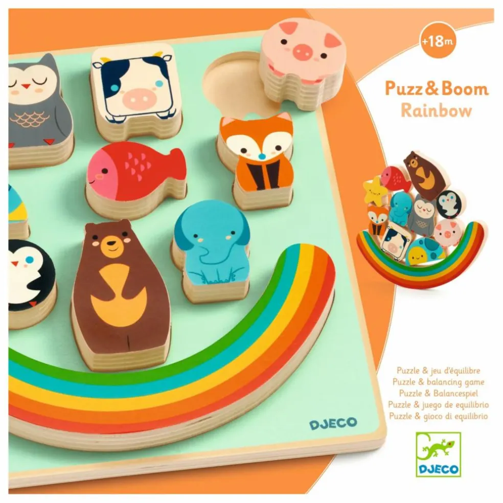 Puzzle relief Boom Rainbow