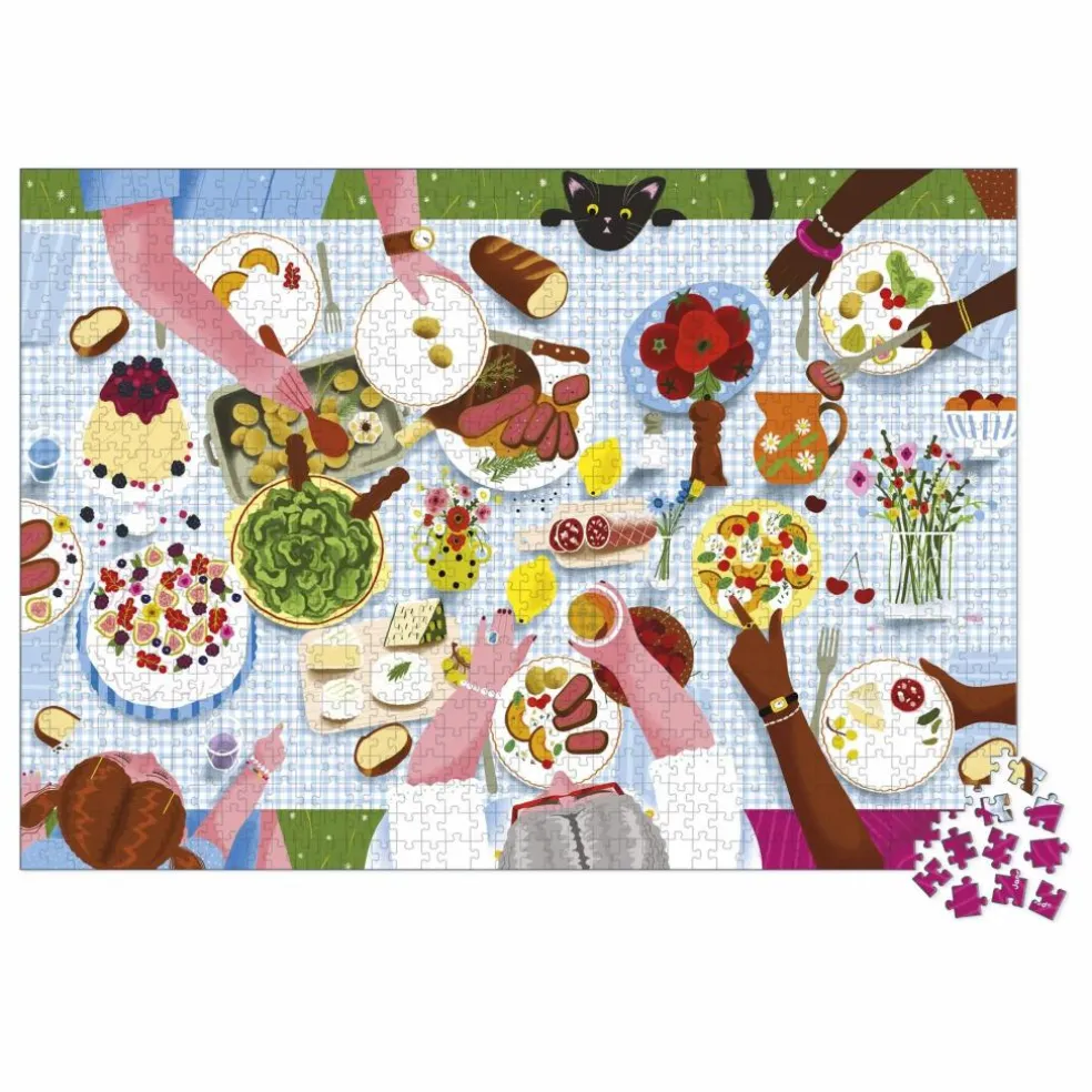 Puzzle Repas de famille - 1000 pièces