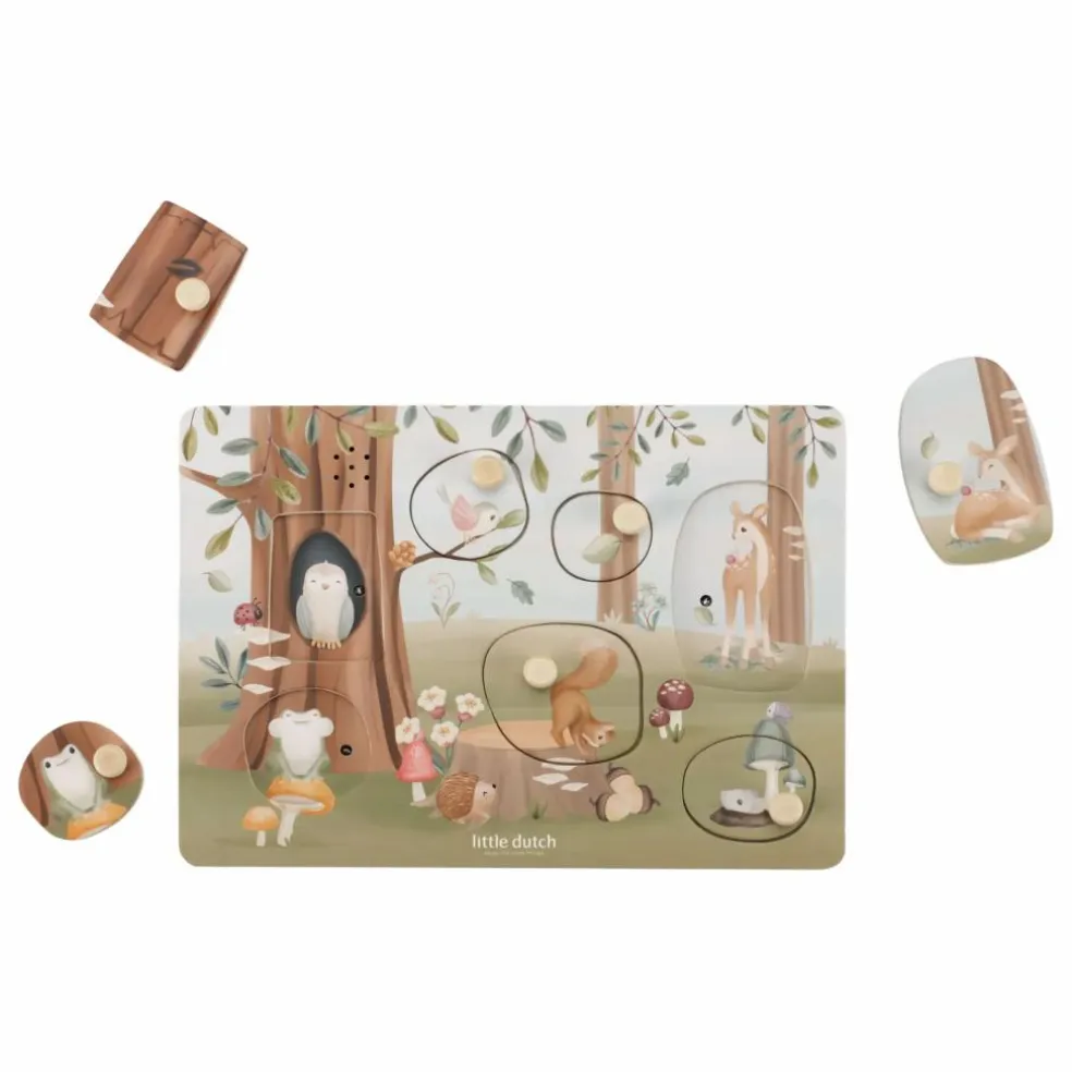 Puzzle sonore en bois FSC - Forest Friends