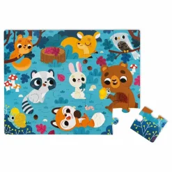 Puzzle tactile Les Animaux de la Forêt - 20 pièces