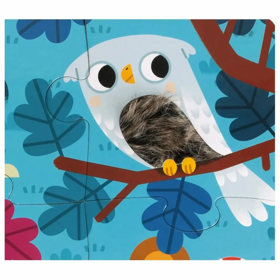 Puzzle tactile Les Animaux de la Forêt - 20 pièces