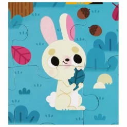 Puzzle tactile Les Animaux de la Forêt - 20 pièces