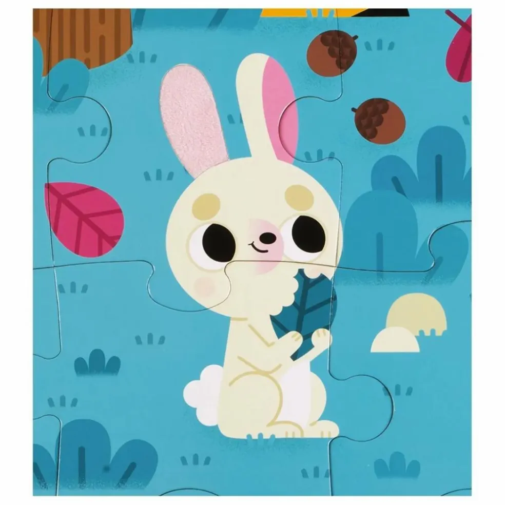 Puzzle tactile Les Animaux de la Forêt - 20 pièces