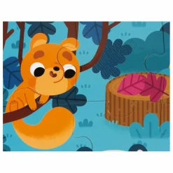 Puzzle tactile Les Animaux de la Forêt - 20 pièces
