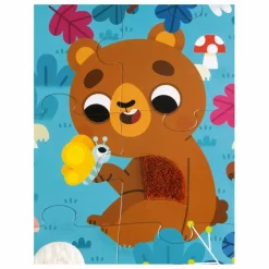 Puzzle tactile Les Animaux de la Forêt - 20 pièces