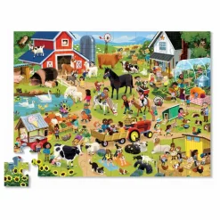 Puzzle Un jour à la ferme - 48 pièces