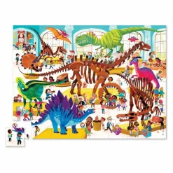 Puzzle Une journée au musée d'histoire naturelle - 48 pièces | Bleu