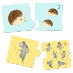 Puzzles duo-trio Bébés Animaux