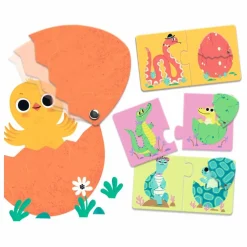 Puzzles duo-trio Oeufsrigolos