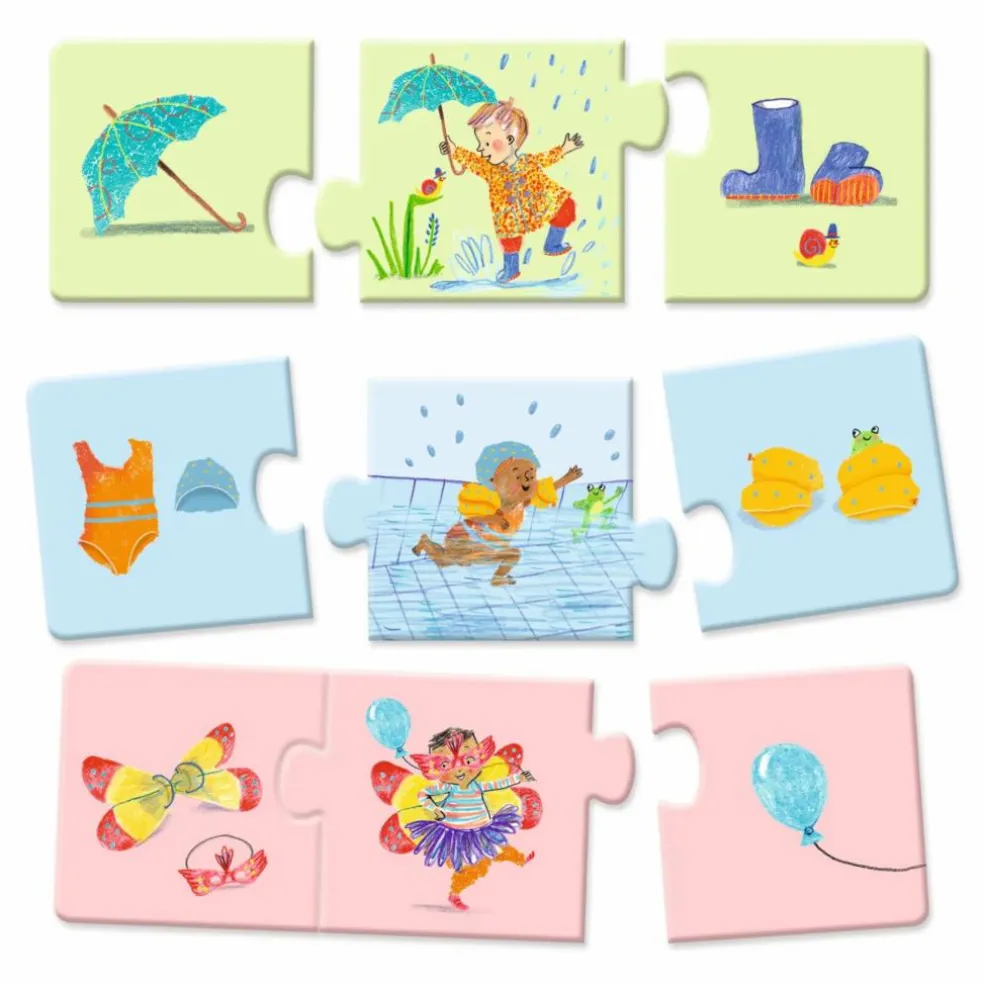 Puzzles duo-trio Quotidien