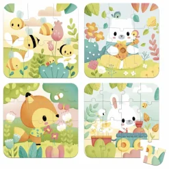 Puzzles évolutifs Pure - 4 puzzles