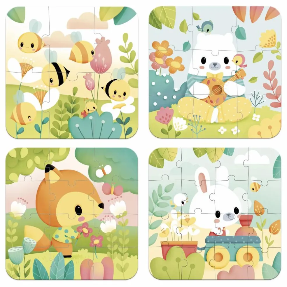Puzzles évolutifs Pure - 4 puzzles