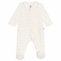 Pyjama à Pieds Banta Coton Bio | Blanc