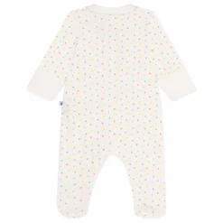 Pyjama à Pieds Banta Coton Bio | Blanc