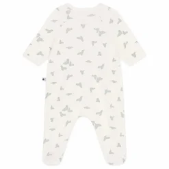 Pyjama à Pieds Barinou Coton Bio | Ecru