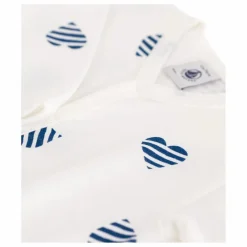 Pyjama à Pieds Bertho Coton Bio | Ecru
