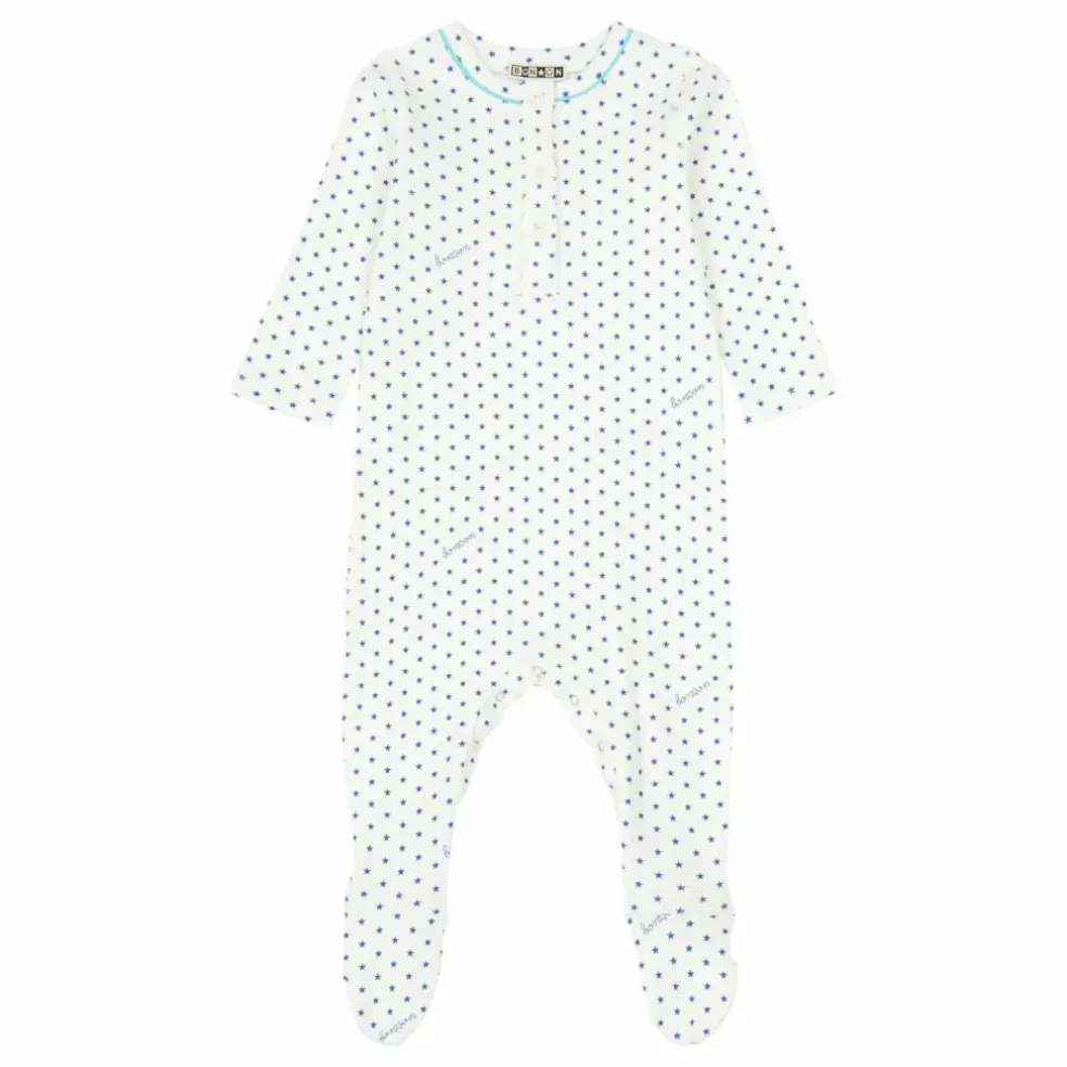 Pyjama à Pieds Jersey Etoiles - Collection No Sleep Club | Bleu