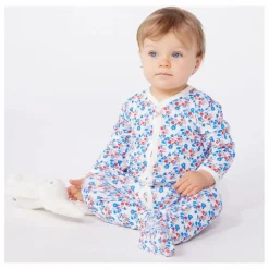 Pyjama à Pieds Minibloom Lyocell | Ecru