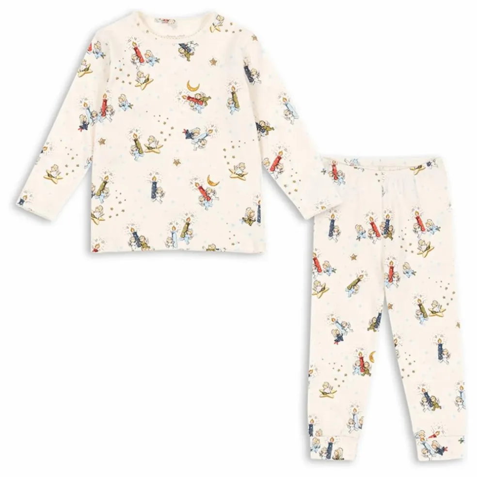 Pyjama Anges Coton Bio | Ecru