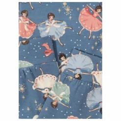 Pyjama Ballerines Coton Bio | Bleu